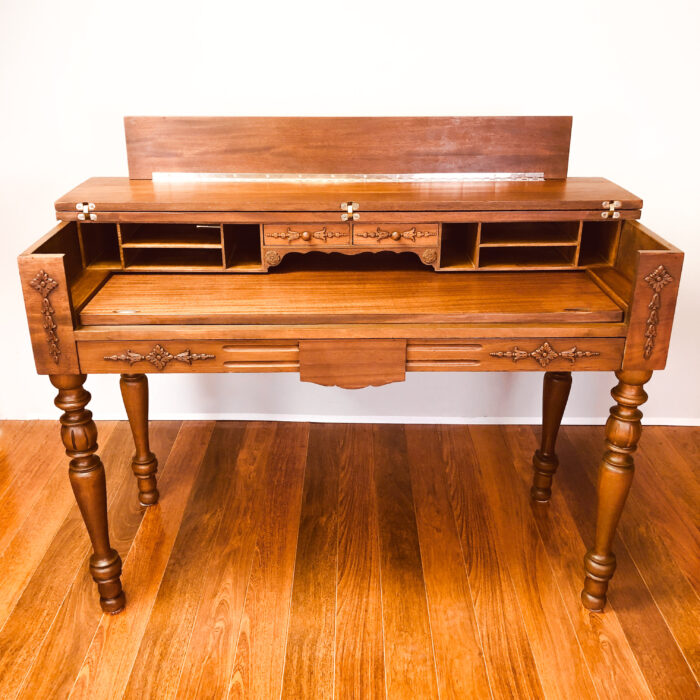 Antique H.E.ShawSpinet Writing Desk c.1900 @ Maison Robert Minneapolis