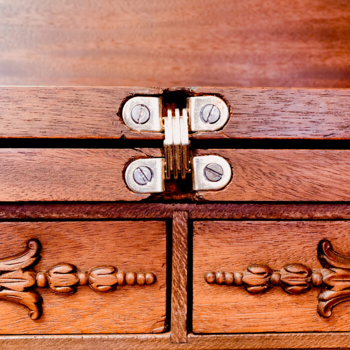 Antique H.E.ShawSpinet Writing Desk c.1900 @ Maison Robert Minneapolis