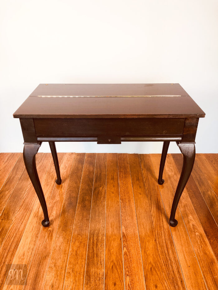 H.E.Shaw Petite Spinet, Maison Robert Antiques, Antique Writing Desk