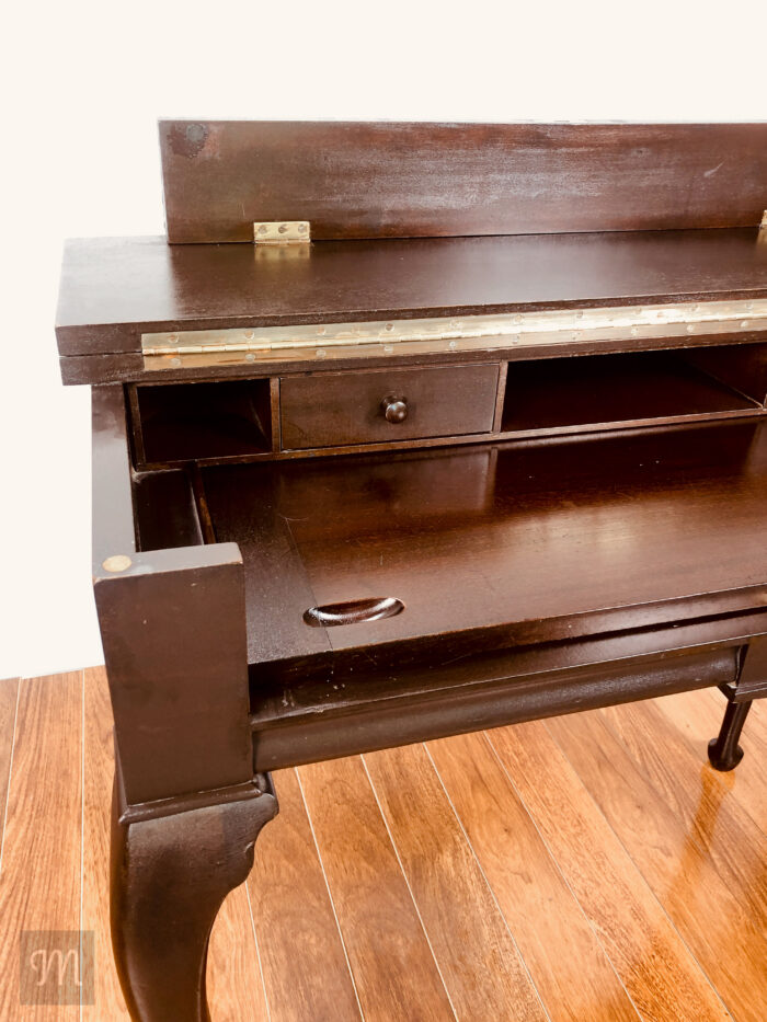 H.E.Shaw Petite Spinet, Maison Robert Antiques, Antique Writing Desk