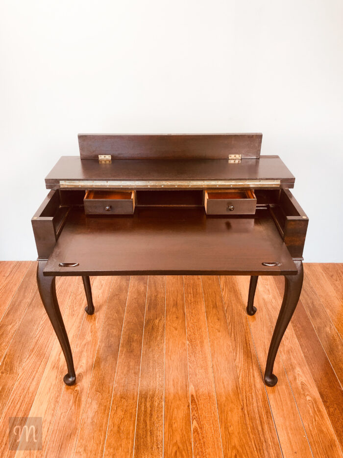 H.E.Shaw Petite Spinet, Maison Robert Antiques, Antique Writing Desk